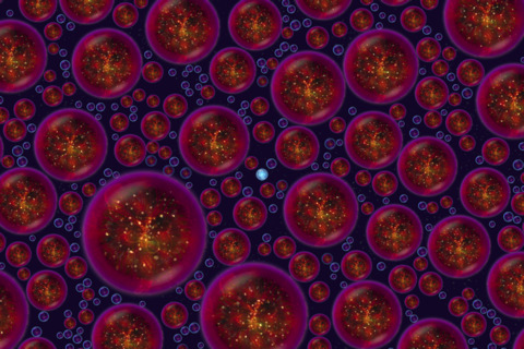 I'll take you all on! Mr Blue Dot gets all aggro in the wonderful Osmos.